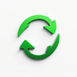 Stilisierte Darstellung des Grünen Punkts