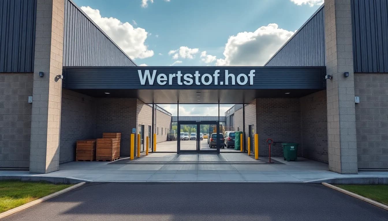 Standort eines Wertstoffhofs in Bielefeld