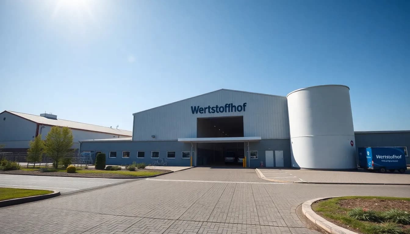 Standort des Wertstoffhofs in Borken