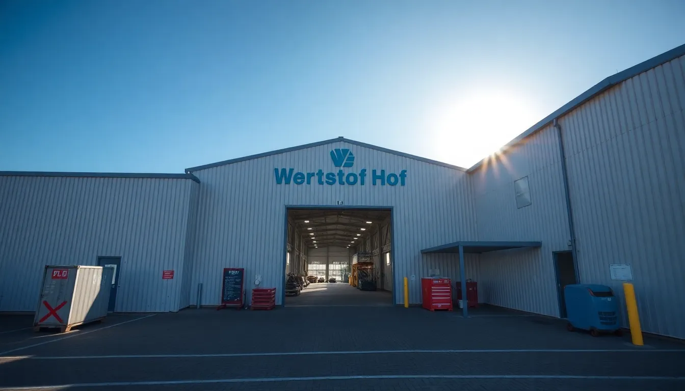 Standort eines Wertstoffhofs in Haar