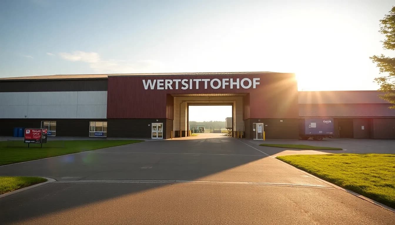 Standort eines Wertstoffhofs in Krumbach