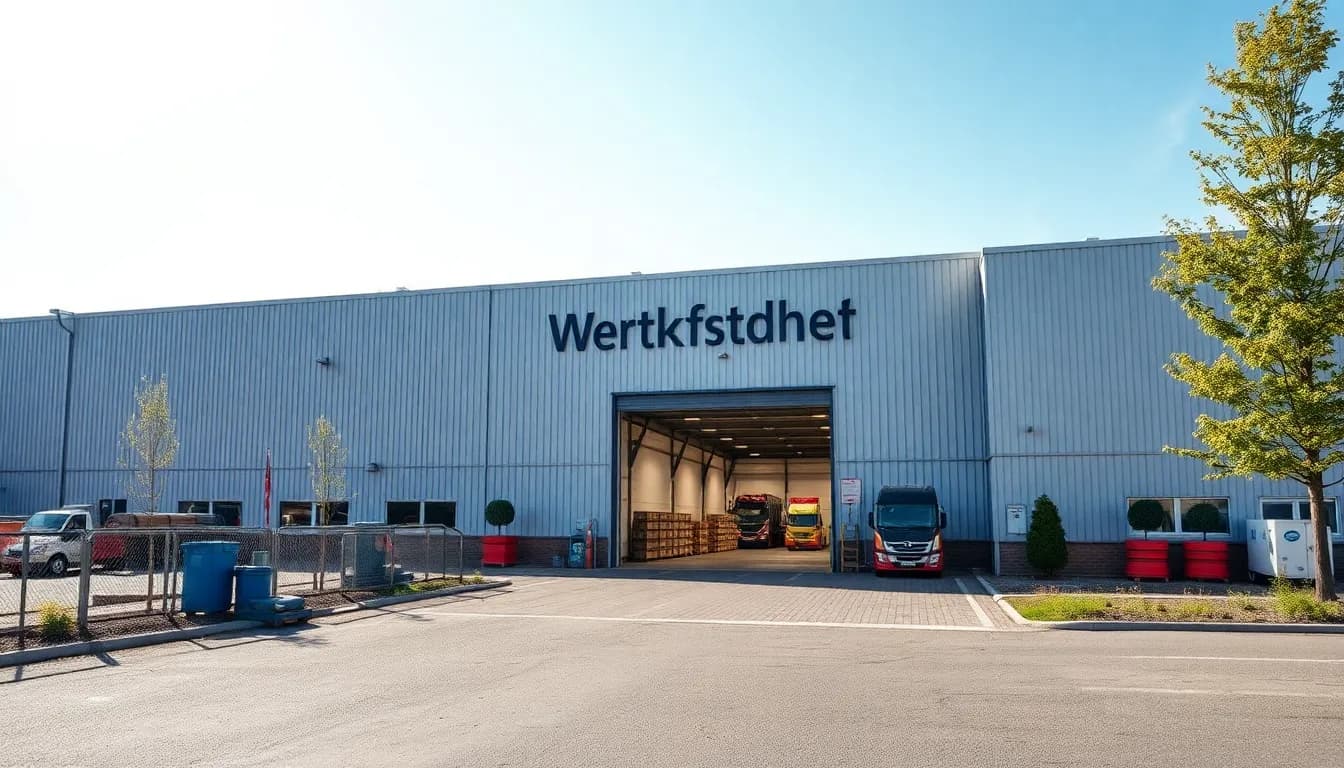 Standort eines Wertstoffhofs in Langwied