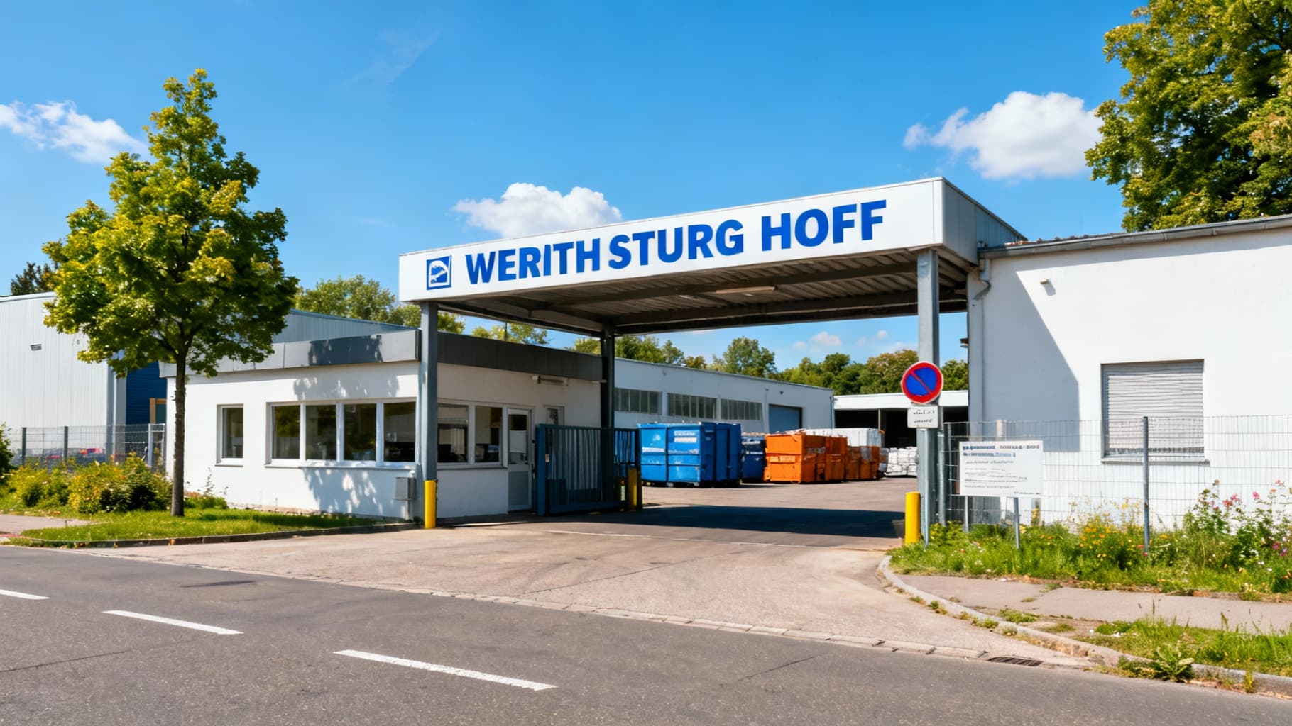 Standort eines Wertstoffhofs in München