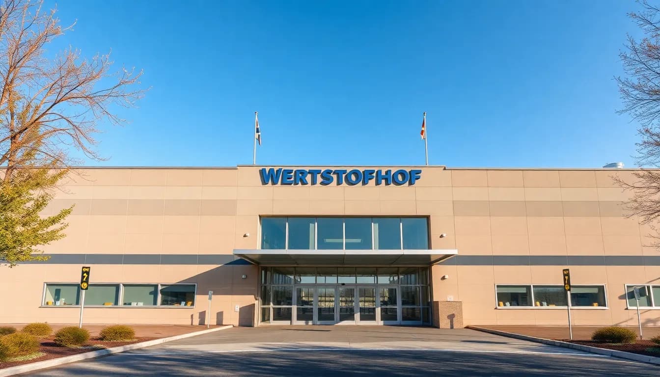 Standort eines Wertstoffhofs in Nürnberg