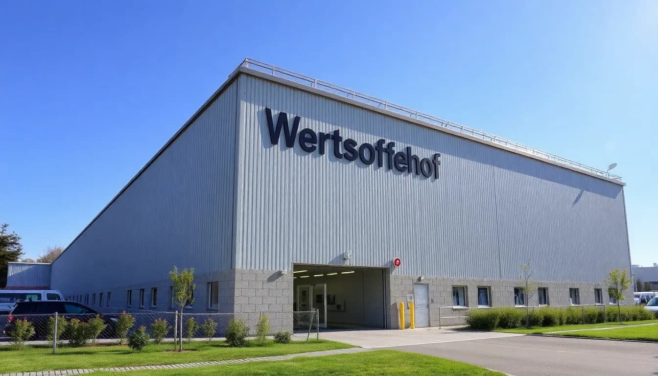 Standort eines Wertstoffhofs in Perlach