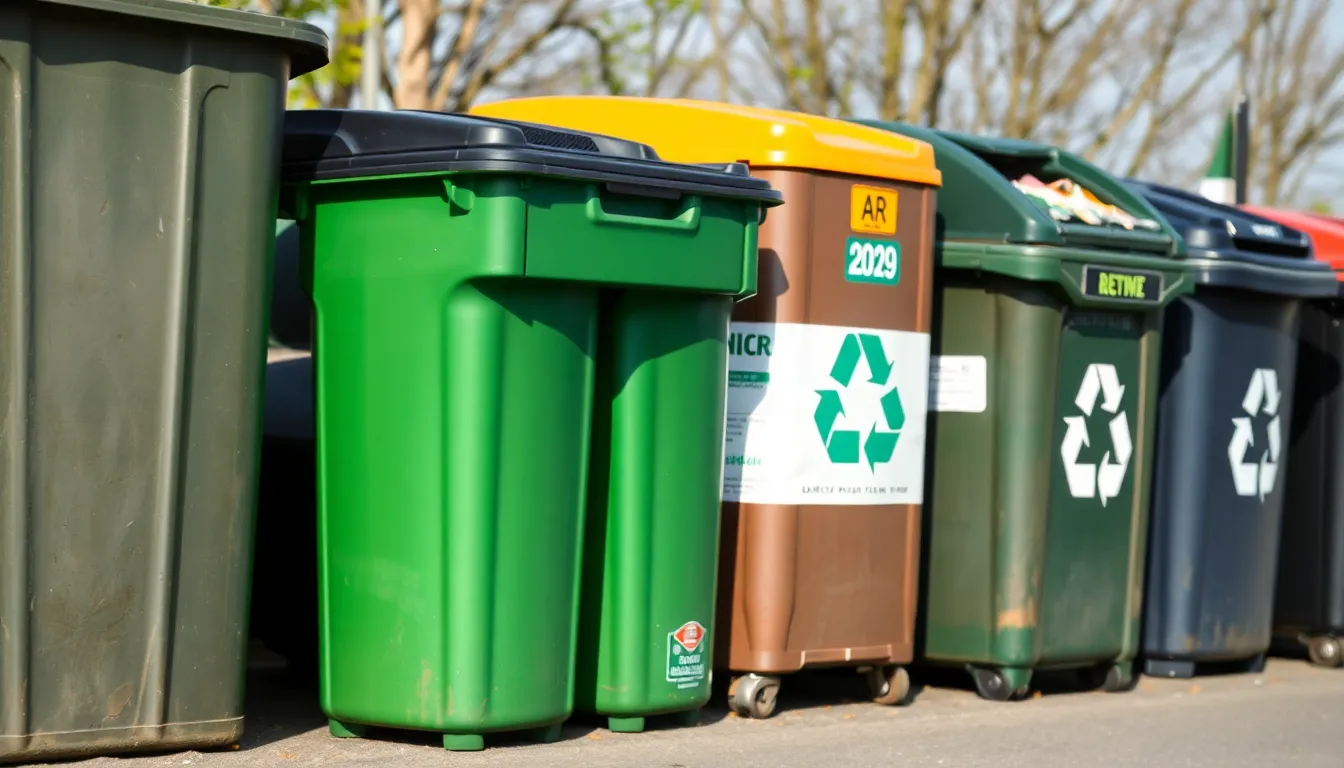 Verschiedene Abfallarten in Selm Wertstoffhöfen