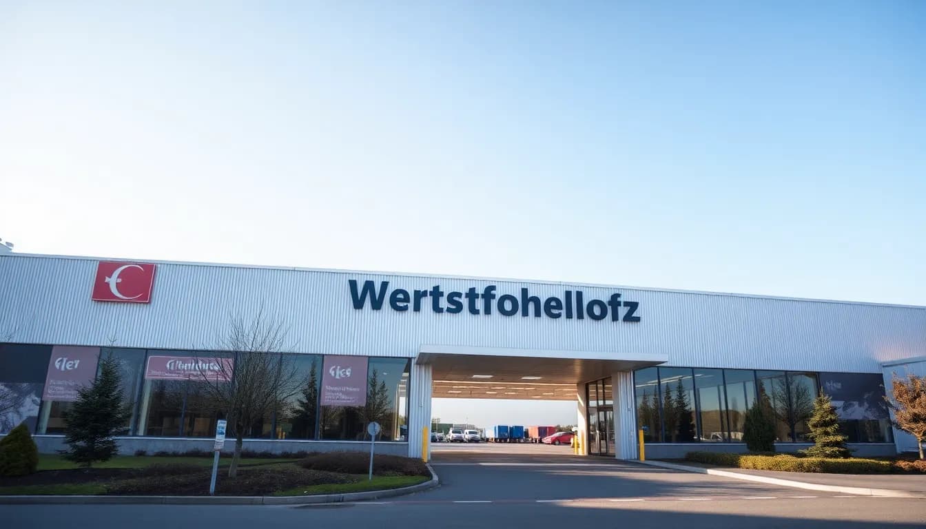 Standort eines Wertstoffhofs in Stuttgart