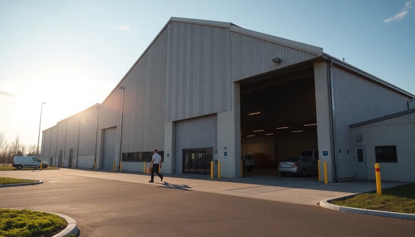 Standort eines Wertstoffhofs in Trudering