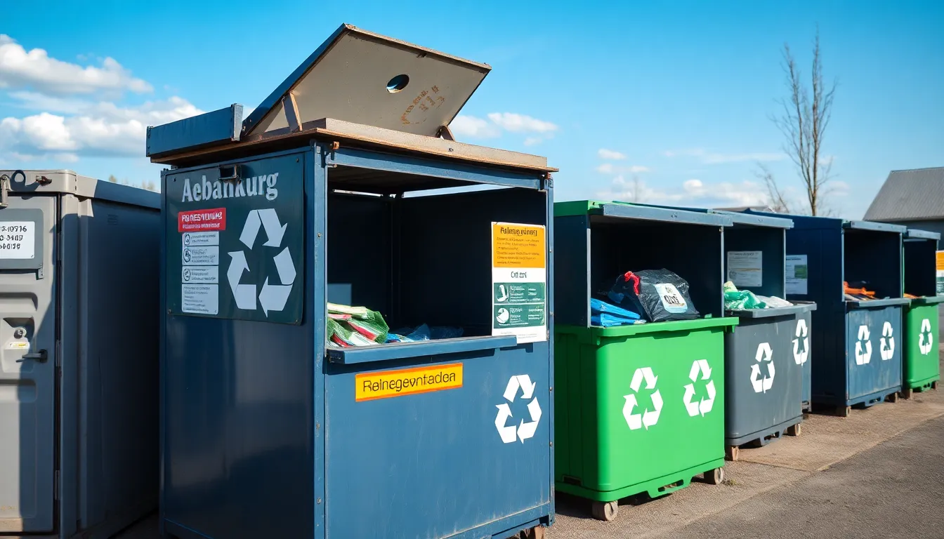 Verschiedene Abfallarten in Waldkraiburg Wertstoffhöfen